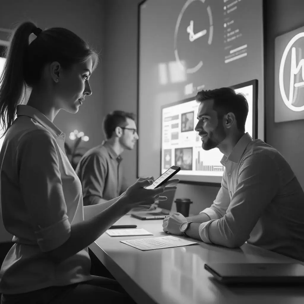 Девушка ведёт соцсети и общается с аудиторией